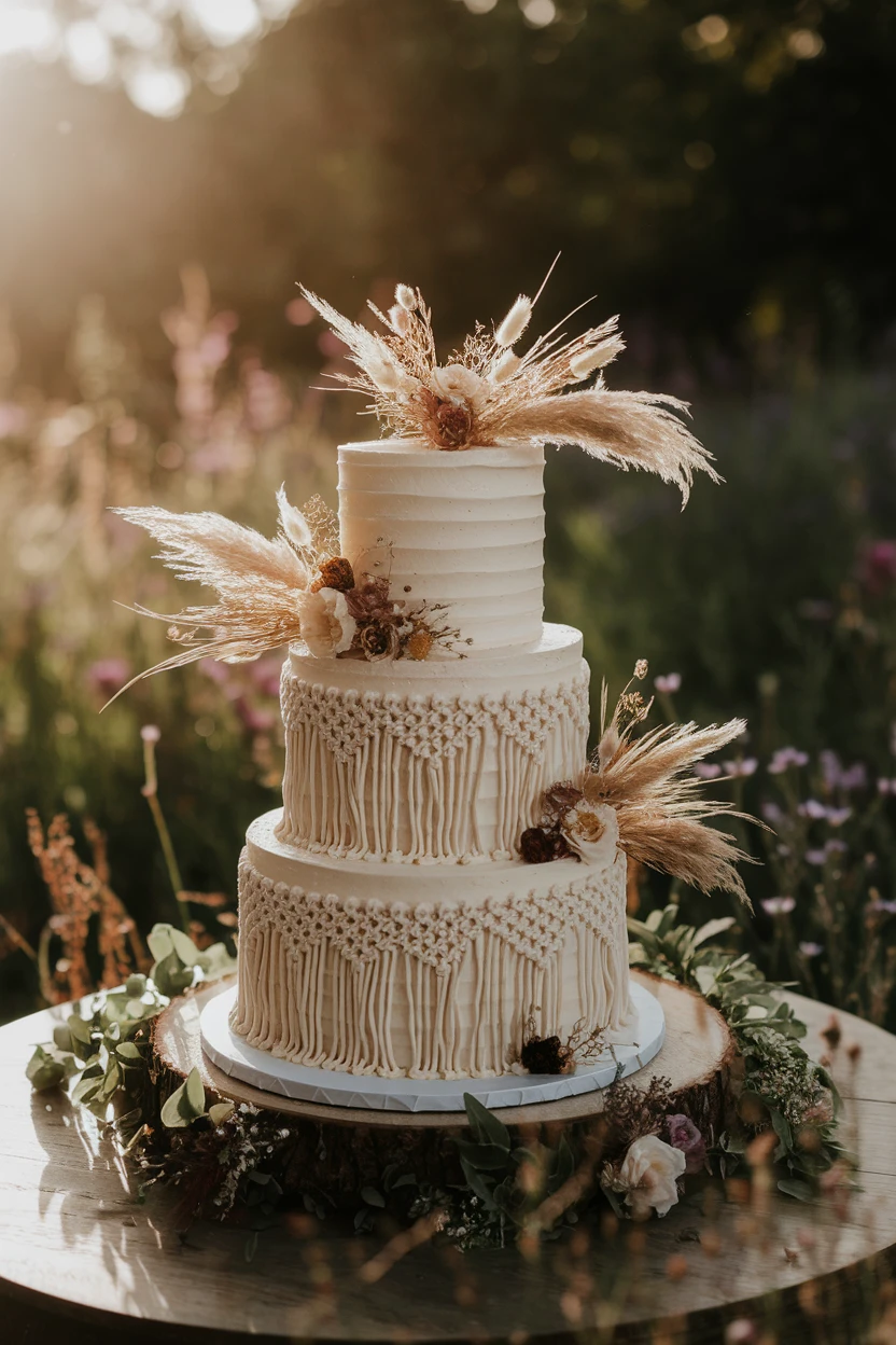 3 Tier Wedding cake