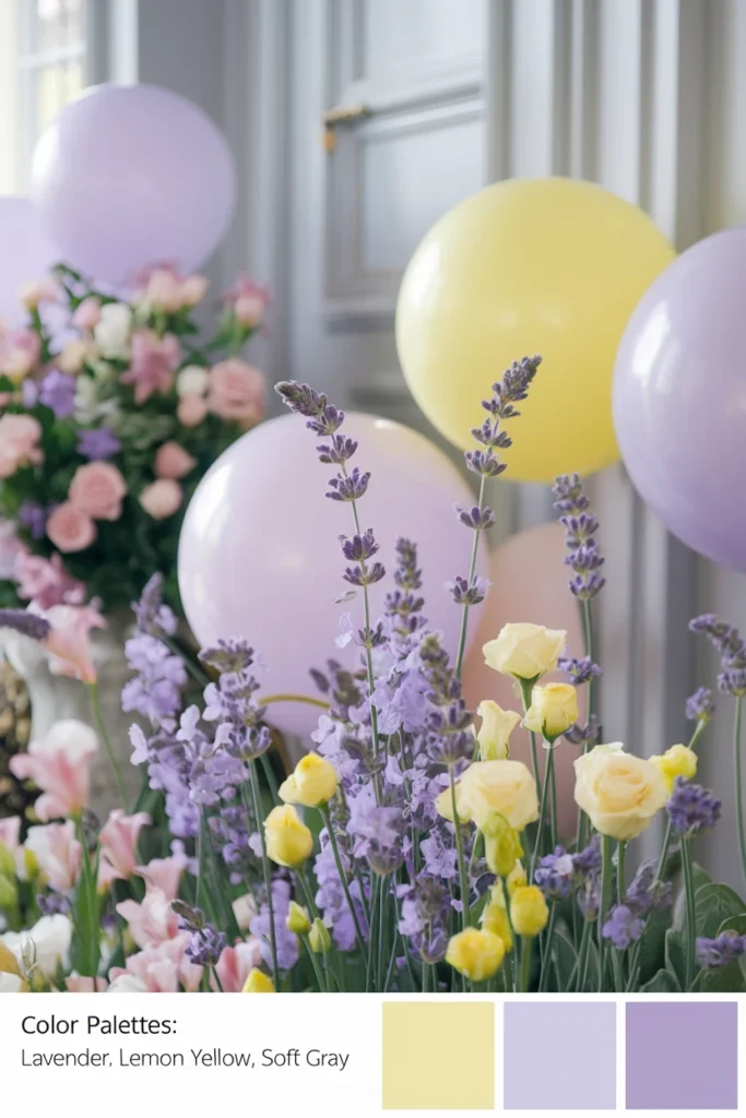 pastel balloons